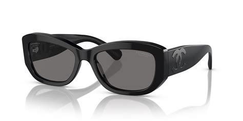 Chanel Rectangle Sunglasses CH5493 55 Gray.